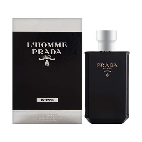 prada l homme intense eau de parfum 3.4 fl oz|Prada l'homme l'eau 100ml.